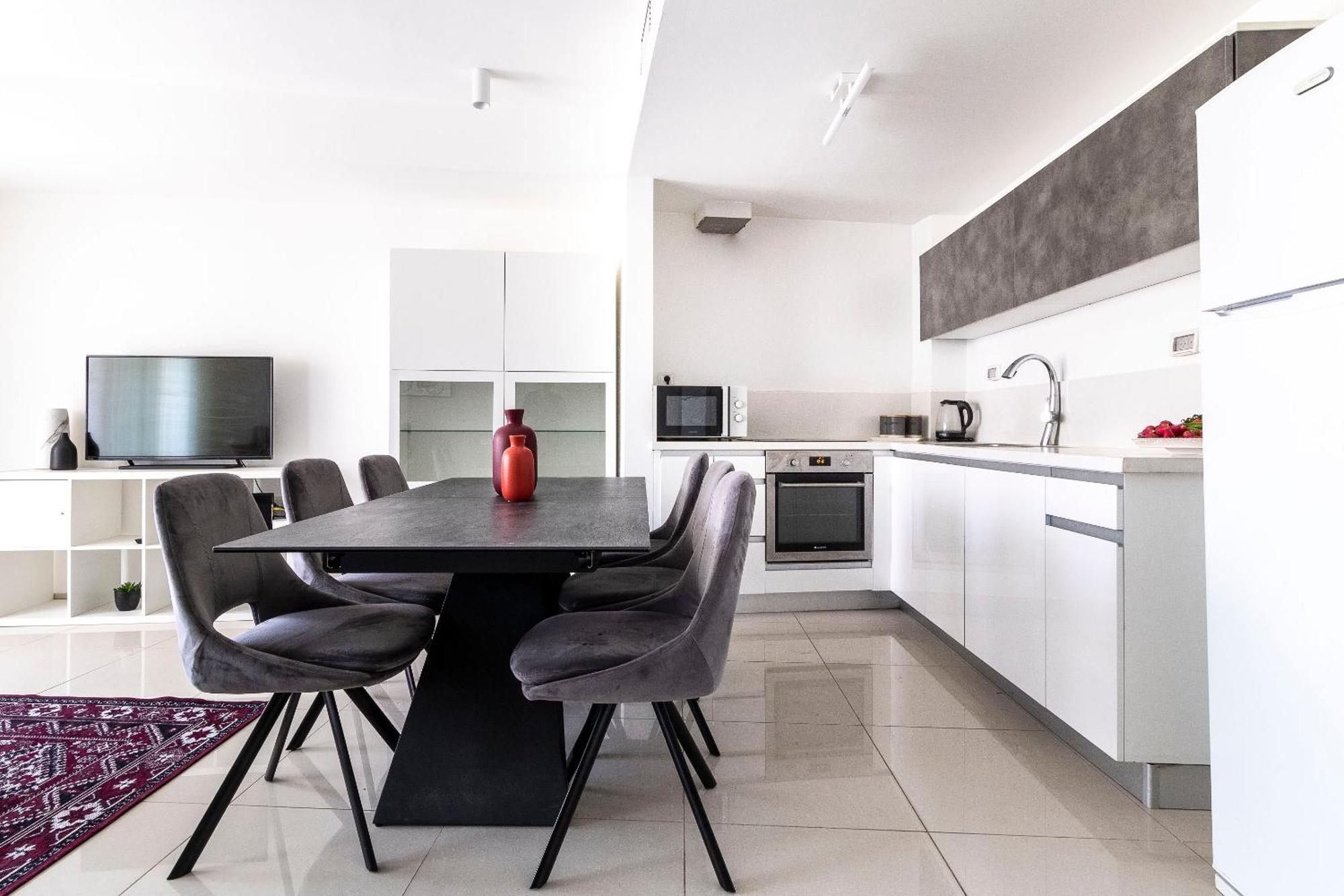 Stylish 1 Bedrooms Parking At City Gate Jerusalem Exteriör bild