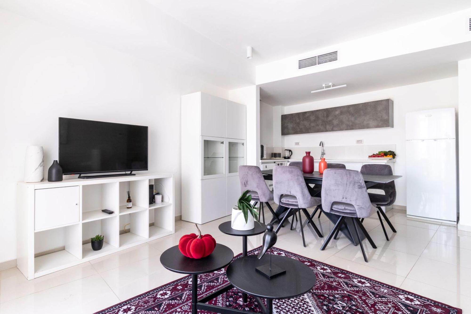 Stylish 1 Bedrooms Parking At City Gate Jerusalem Exteriör bild